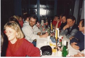 Ärtsoppfest i Jansengården 1990